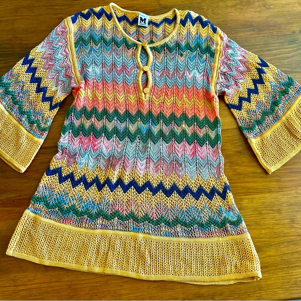 Missoni knitted Tunic Multi color